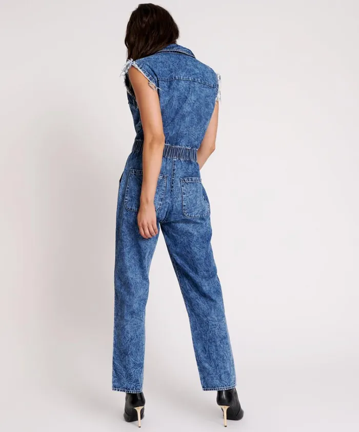 OLIVIA SLEEVELESS OVERALL Women One Teaspoon Denim Jumpsuits OLIVIA SLEEVELESS OVERALL Women One Teaspoon Denim Jumpsuits