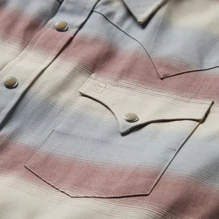 Ombre Stripe Twill Shirt Ombre Stripe Twill Shirt Men Stetson Modern Cut