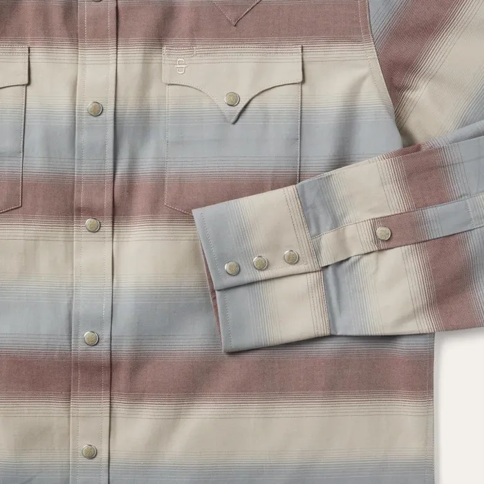 Ombre Stripe Twill Shirt Ombre Stripe Twill Shirt Men Stetson Modern Cut