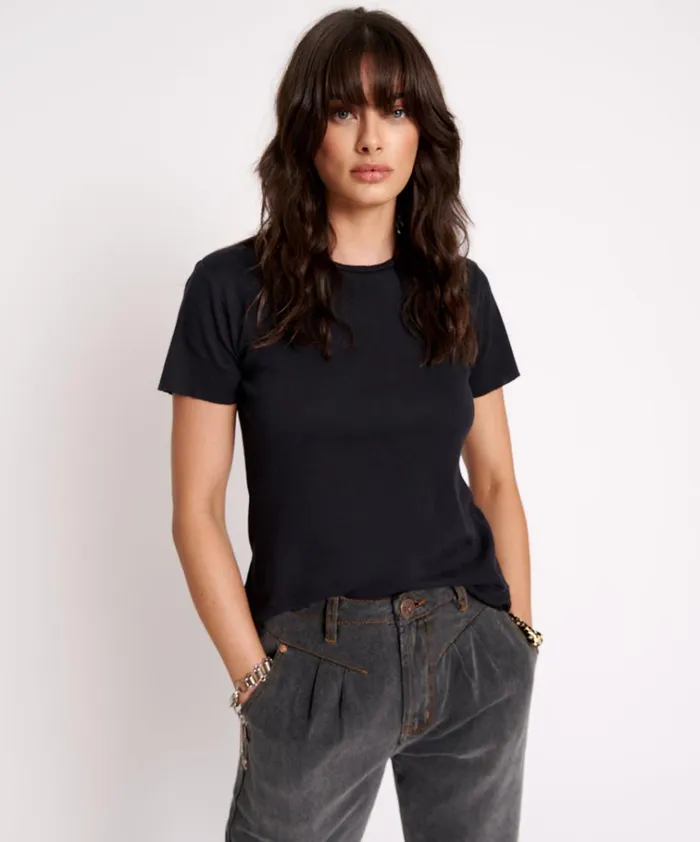 ONE TEASPOON CLASSIC CREW NECK TEE Women One Teaspoon Tees and Tanks