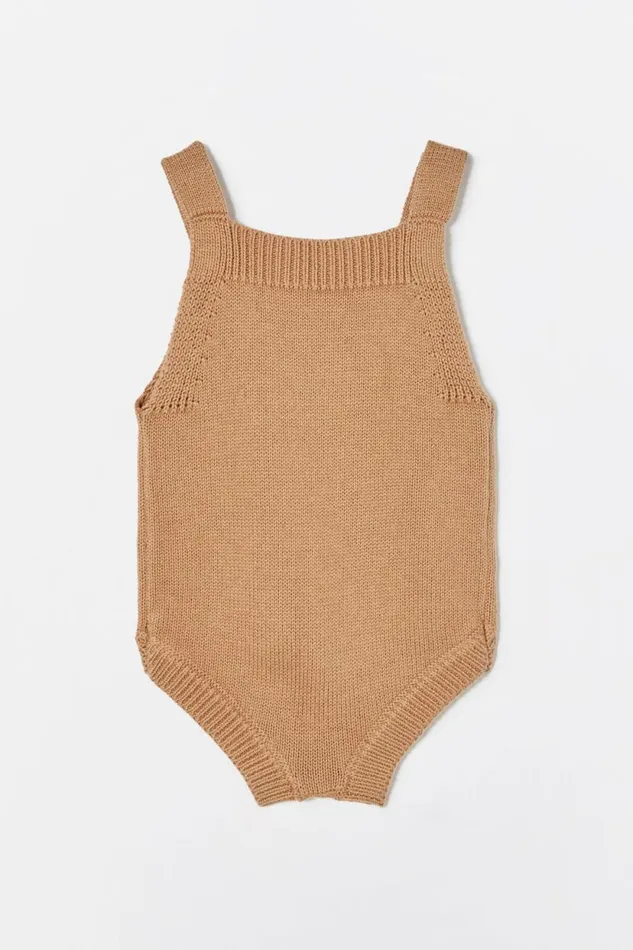 Organic Knit Bubbbysuit Taupy Brown Baby Cotton On Rompers and Bubbysuits Organic Knit Bubbbysuit Taupy Brown Baby Cotton On Rompers and Bubbysuits