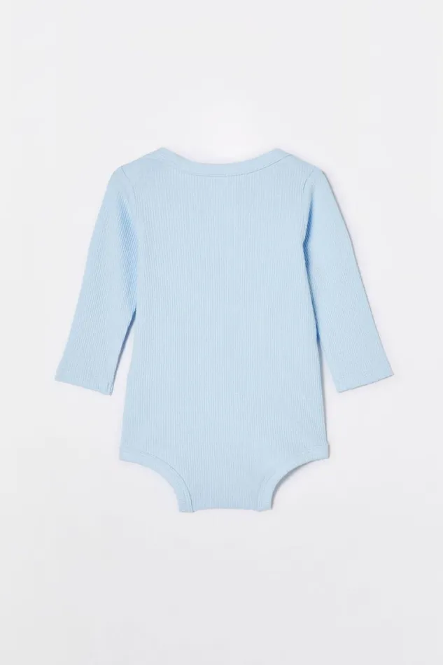 Organic Newborn Pointelle Long Sleeve Bubbysuit White Water Bluesnuggle Buddy Baby Cotton On Rompers and Bubbysuits Organic Newborn Pointelle Long Sleeve Bubbysuit White Water Bluesnuggle Buddy Baby Cotton On Rompers and Bubbysuits