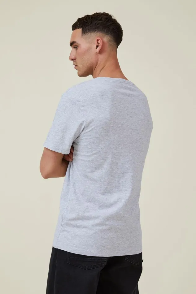Organic VNeck TShirt Light Grey Marle Men Cotton On Tees and Tanks Organic VNeck TShirt Light Grey Marle Men Cotton On Tees and Tanks