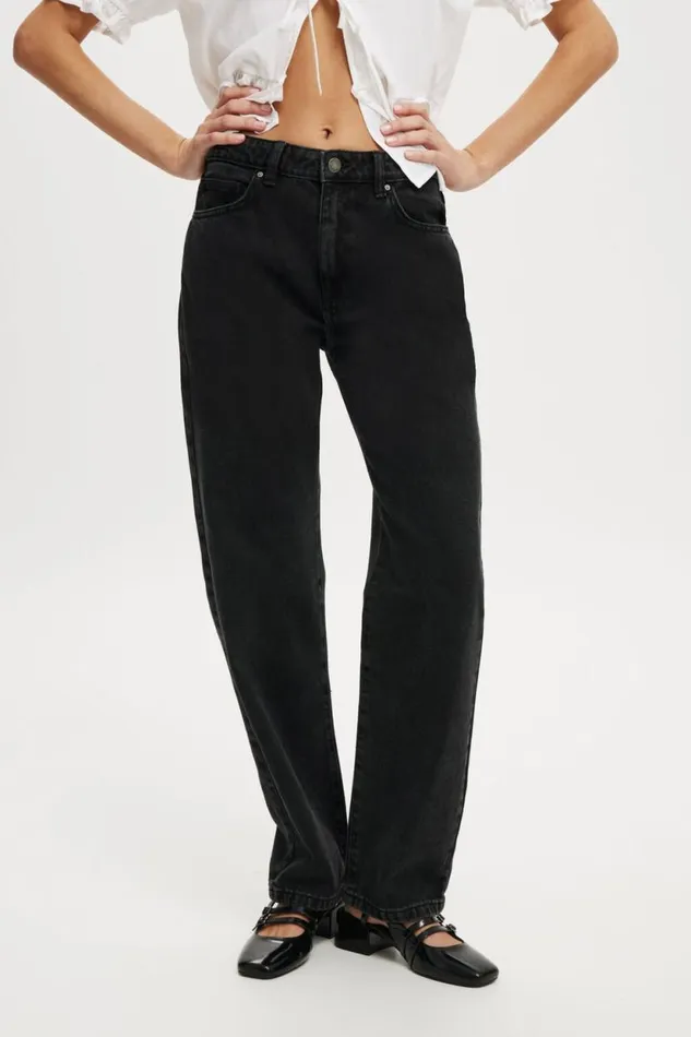 Original Straight Jean Graphite Black Women Cotton On Pants Original Straight Jean Graphite Black Women Cotton On Pants