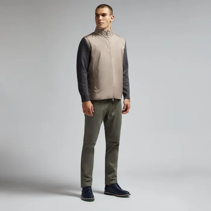 Outerwear Men GFORE NYLON HYBRID SWEATER JACKET Dune Outerwear Men GFORE NYLON HYBRID SWEATER JACKET Dune