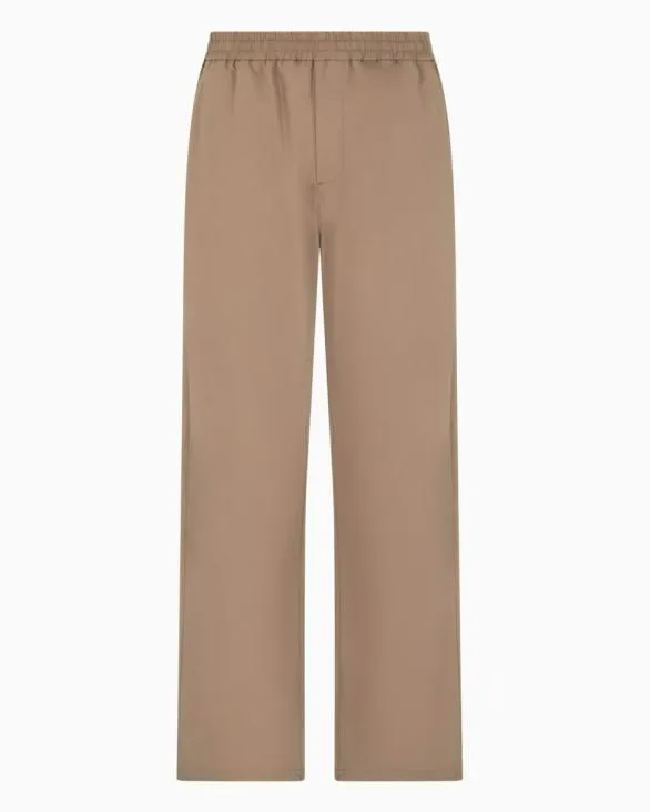 Oversized Trousers In Poly Fabric Beige Men Armani Matching Sets