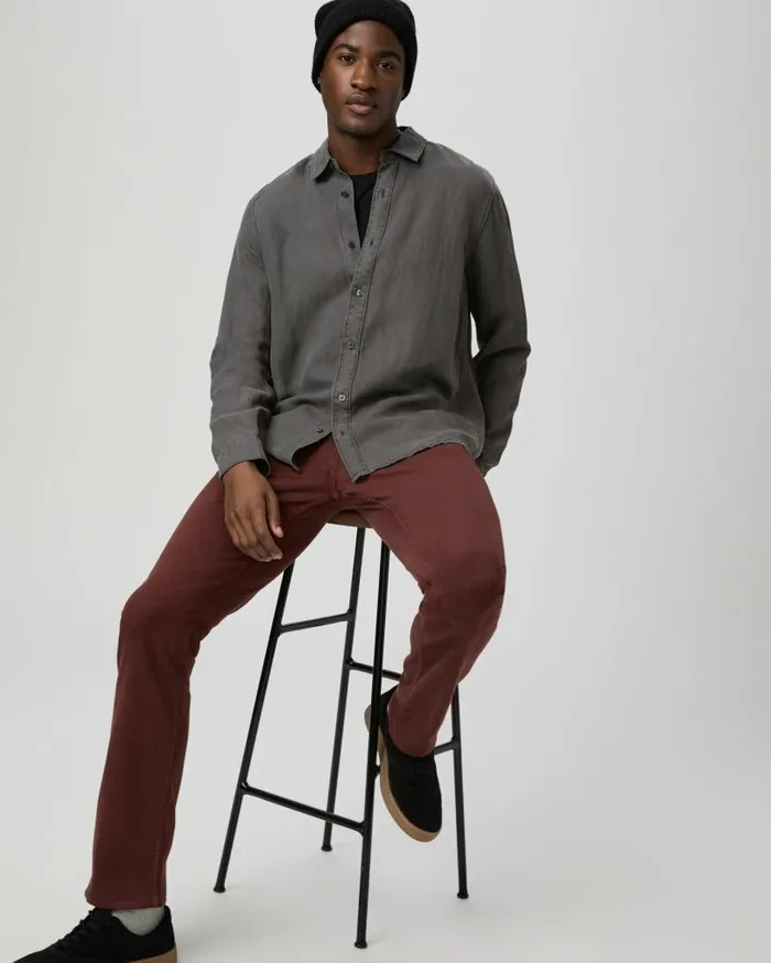 PAIGE Denim Men Transcend Federal Slim Straight Jean 8211 Caffeine