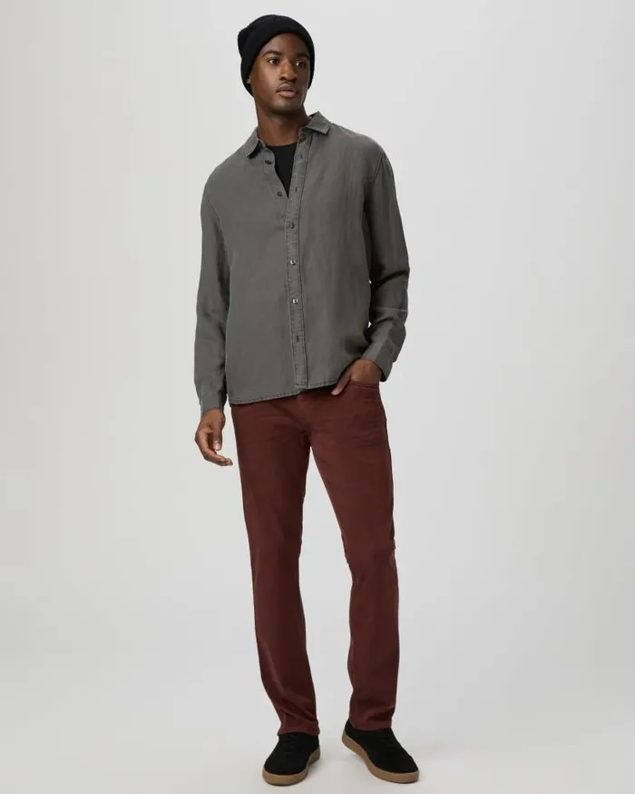 PAIGE Denim Men Transcend Federal Slim Straight Jean 8211 Caffeine PAIGE Denim Men Transcend Federal Slim Straight Jean 8211 Caffeine