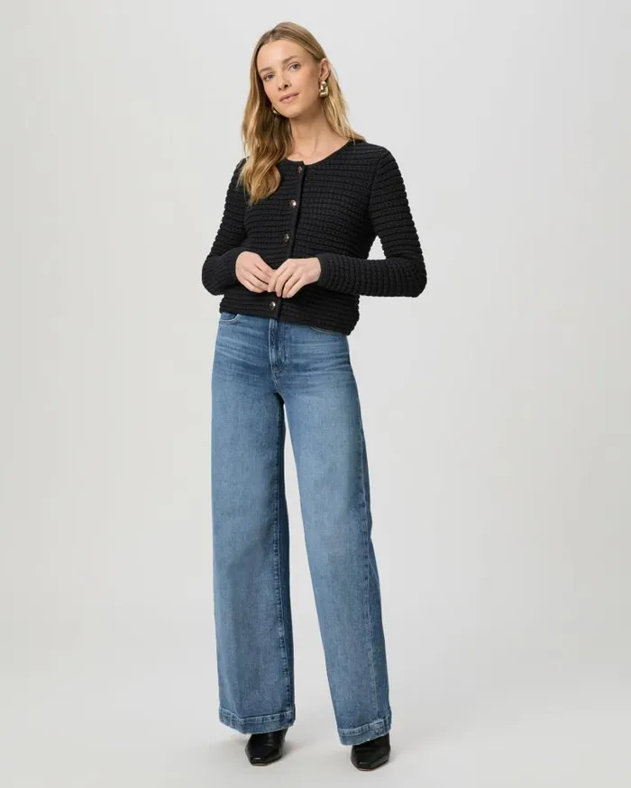 PAIGE Denim Women Harper Wide Leg Jean 8211 Timbre