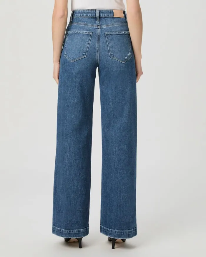 PAIGE Denim Women Harper Wide Leg Jean 8211 Timbre PAIGE Denim Women Harper Wide Leg Jean 8211 Timbre