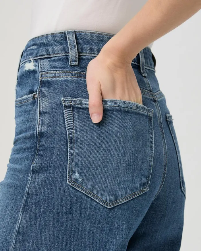 PAIGE Denim Women Harper Wide Leg Jean 8211 Timbre PAIGE Denim Women Harper Wide Leg Jean 8211 Timbre