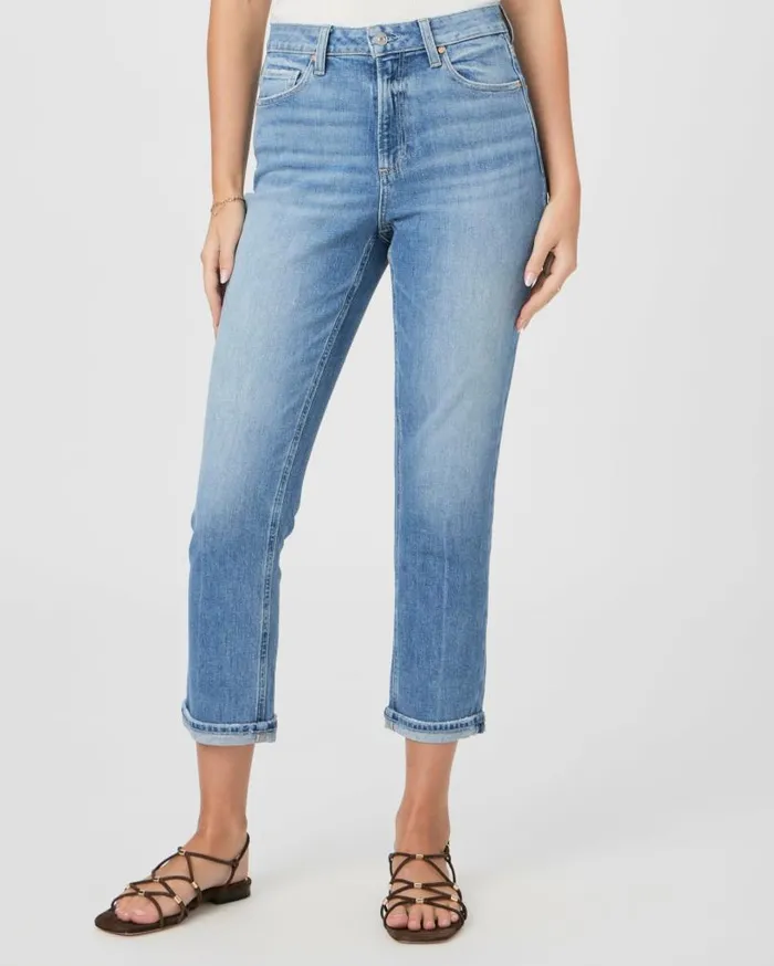 PAIGE Denim Women High Rise Brigitte Straight Jean 8211 Viva PAIGE Denim Women High Rise Brigitte Straight Jean 8211 Viva