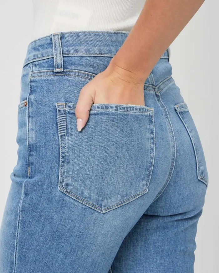 PAIGE Denim Women High Rise Brigitte Straight Jean 8211 Viva PAIGE Denim Women High Rise Brigitte Straight Jean 8211 Viva