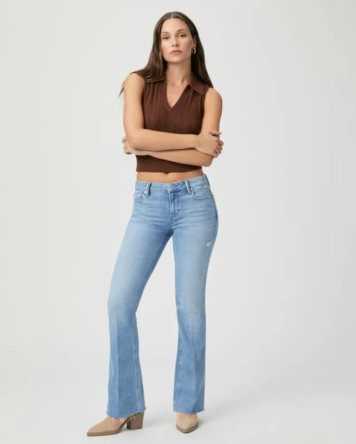 PAIGE Denim Women Laurel Canyon 32 Inch Bootcut Jean 8211 Nostalgia