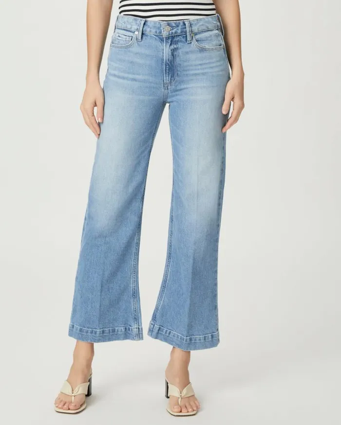 PAIGE Denim Women Leenah Ankle Wide Leg Jean 8211 Sultry PAIGE Denim Women Leenah Ankle Wide Leg Jean 8211 Sultry