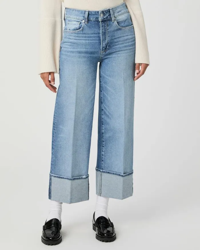 PAIGE Denim Women Sasha Ankle Wide Leg Jean 8211 Walk Of Fame PAIGE Denim Women Sasha Ankle Wide Leg Jean 8211 Walk Of Fame