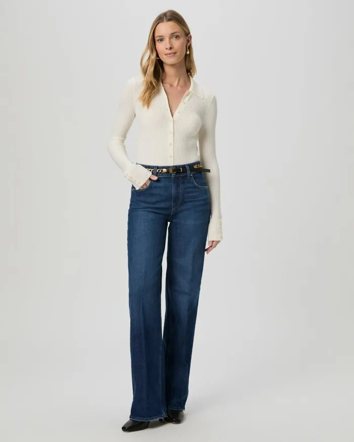 PAIGE Denim Women Sasha Wide Leg Jean 8211 Frevo