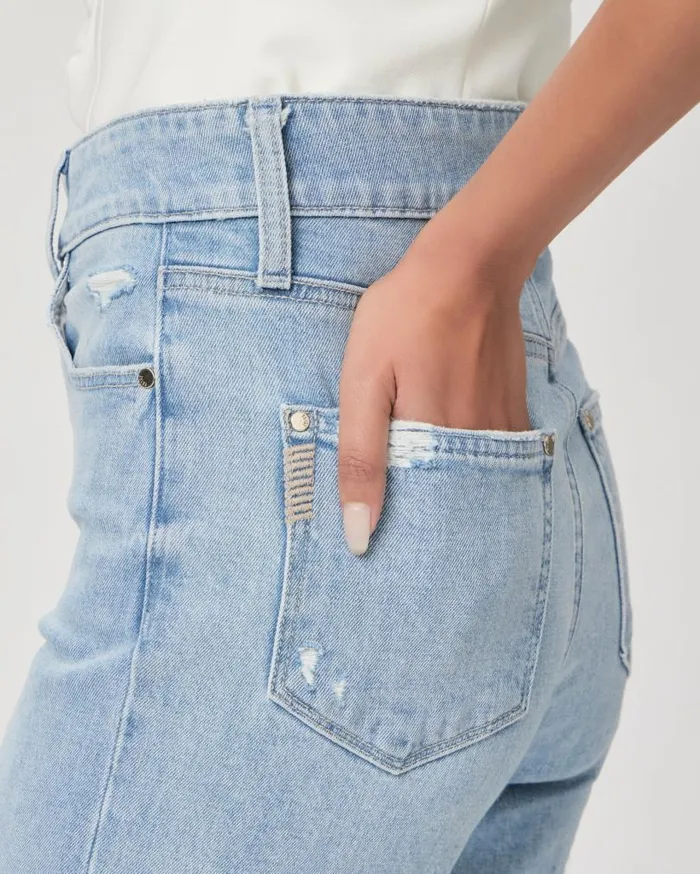 PAIGE Denim Women Sasha Wide Leg Jean 8211 Maeve Destructed PAIGE Denim Women Sasha Wide Leg Jean 8211 Maeve Destructed