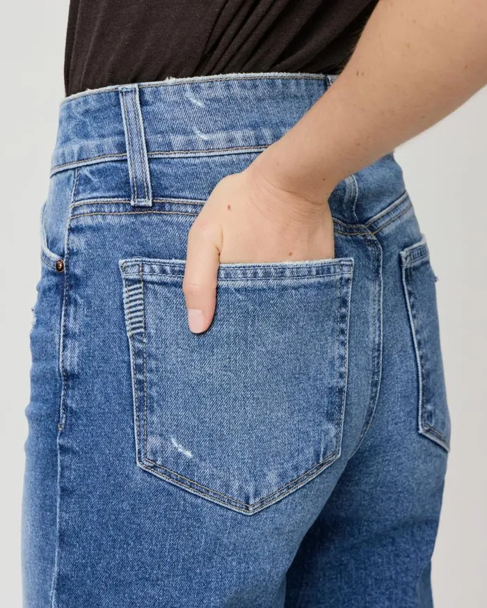 PAIGE Denim Women Sasha Wide Leg Jean 8211 Zahara Destructed PAIGE Denim Women Sasha Wide Leg Jean 8211 Zahara Destructed
