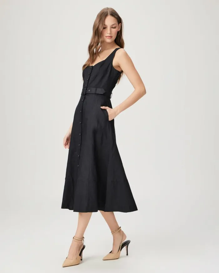 PAIGE Dresses Women Arienne Dress 8211 Black PAIGE Dresses Women Arienne Dress 8211 Black