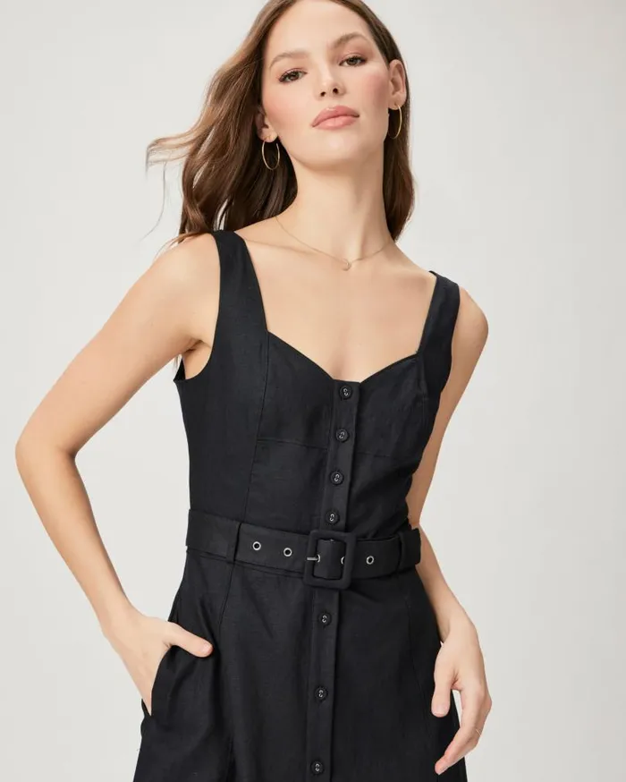 PAIGE Dresses Women Arienne Dress 8211 Black PAIGE Dresses Women Arienne Dress 8211 Black