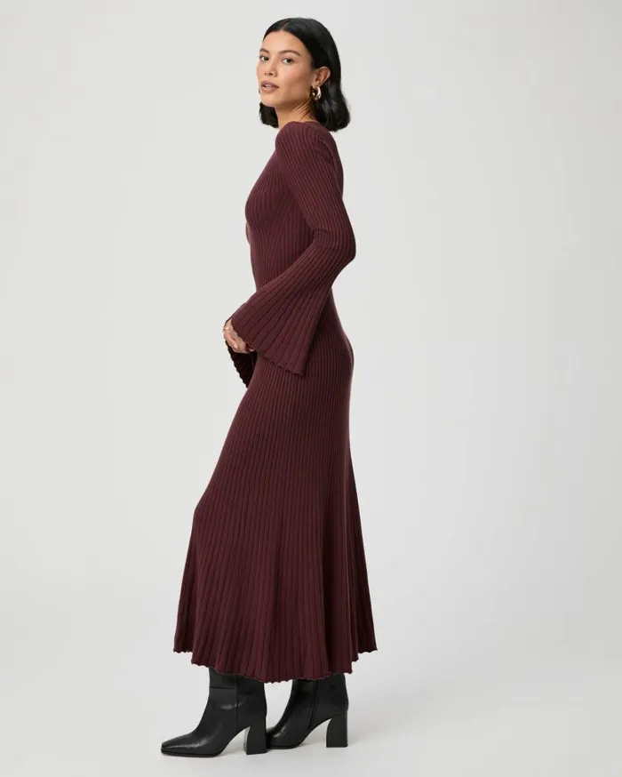 PAIGE Dresses Women Bel Dress 8211 Oxblood PAIGE Dresses Women Bel Dress 8211 Oxblood
