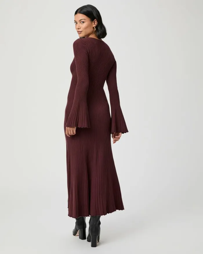 PAIGE Dresses Women Bel Dress 8211 Oxblood PAIGE Dresses Women Bel Dress 8211 Oxblood