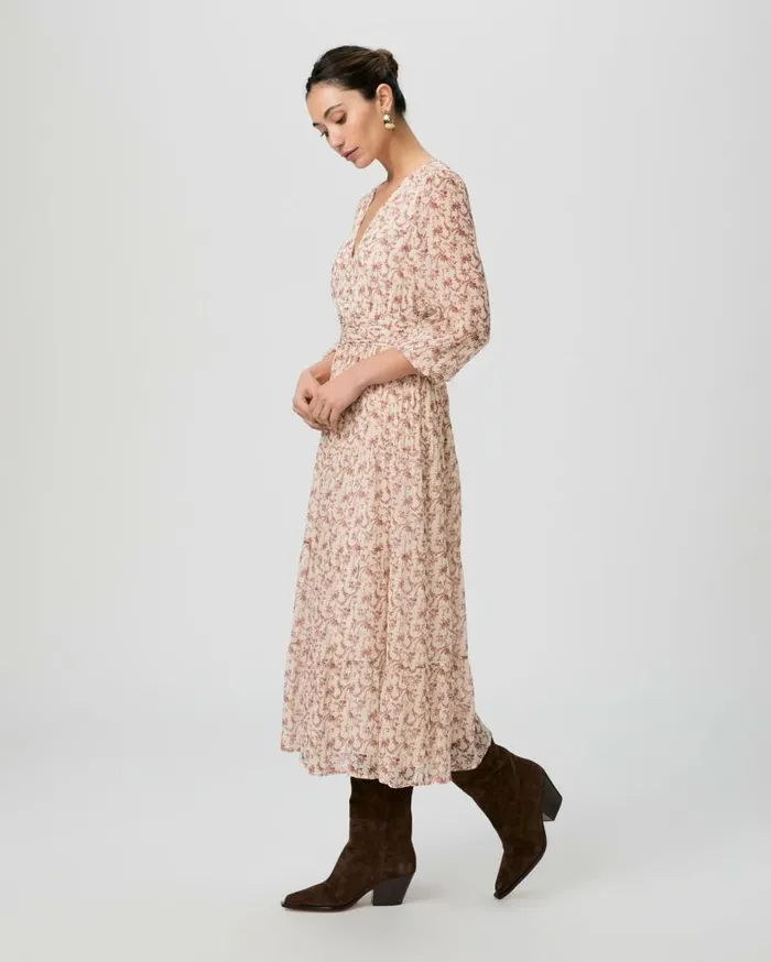 PAIGE Dresses Women Nicolo Dress 8211 CreamFlagstone Silk PAIGE Dresses Women Nicolo Dress 8211 CreamFlagstone Silk