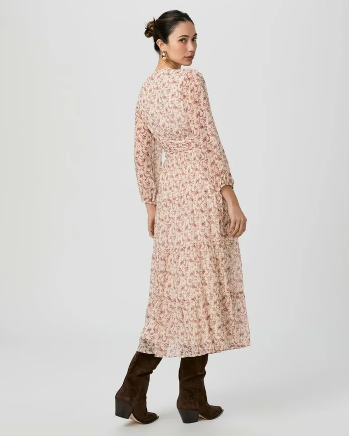 PAIGE Dresses Women Nicolo Dress 8211 CreamFlagstone Silk PAIGE Dresses Women Nicolo Dress 8211 CreamFlagstone Silk
