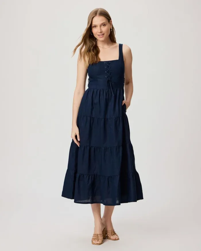 PAIGE Dresses Women Ophella Dress 8211 Navy