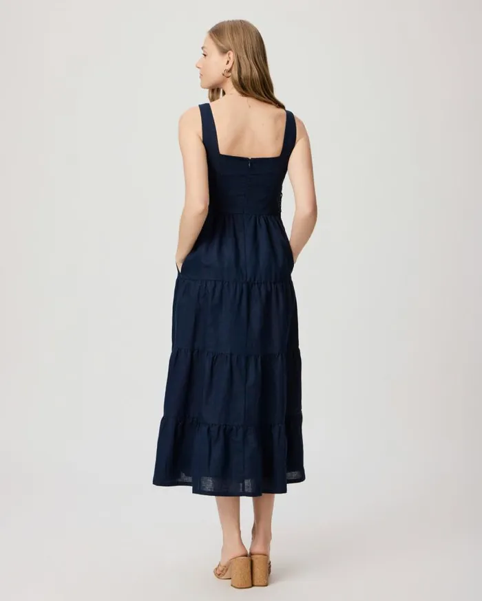 PAIGE Dresses Women Ophella Dress 8211 Navy PAIGE Dresses Women Ophella Dress 8211 Navy