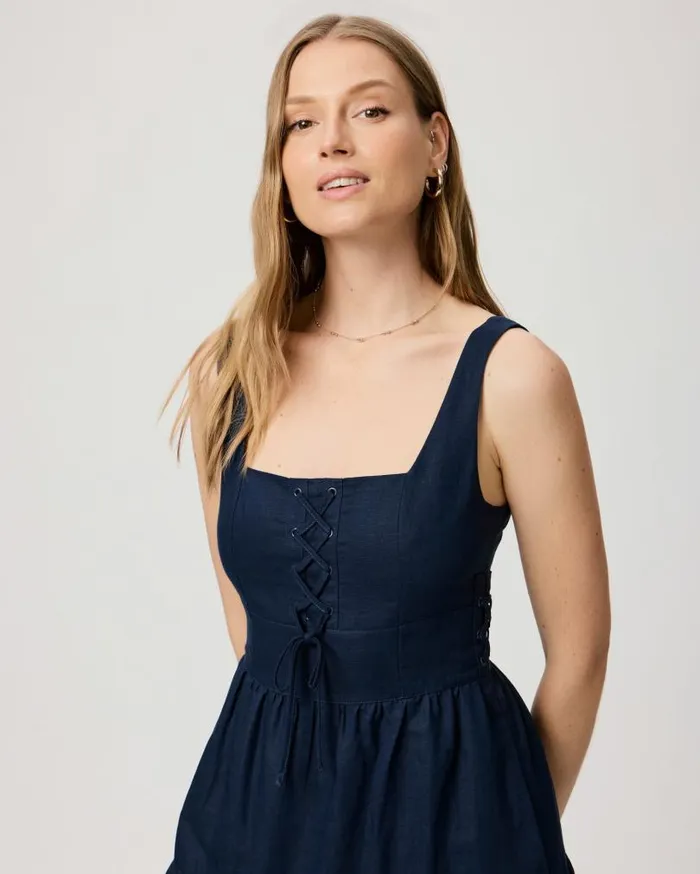 PAIGE Dresses Women Ophella Dress 8211 Navy PAIGE Dresses Women Ophella Dress 8211 Navy
