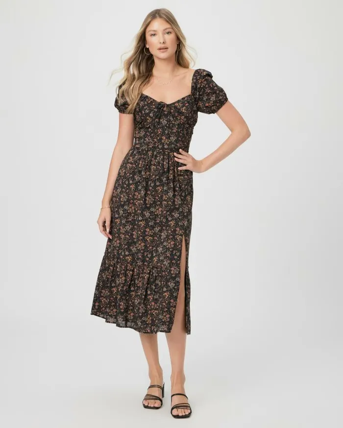 PAIGE Dresses Women Otienne Dress 8211 Black Multi