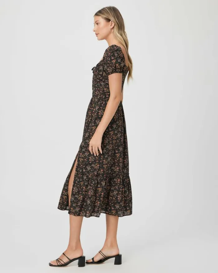 PAIGE Dresses Women Otienne Dress 8211 Black Multi PAIGE Dresses Women Otienne Dress 8211 Black Multi