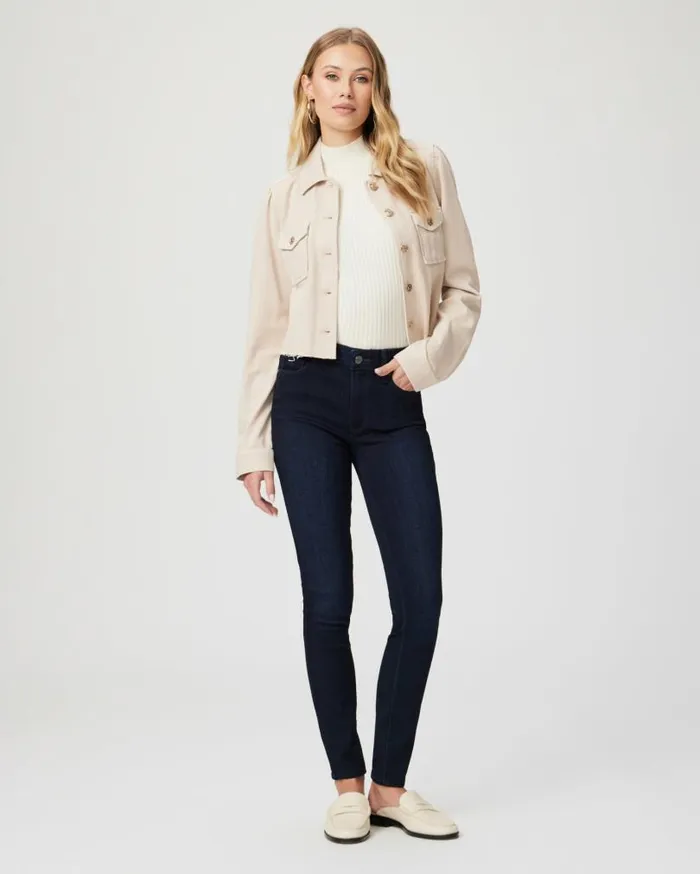 PAIGE Jackets and Coats Women Cropped Pacey Denim Jacket 8211 Soft Beige PAIGE Jackets and Coats Women Cropped Pacey Denim Jacket 8211 Soft Beige