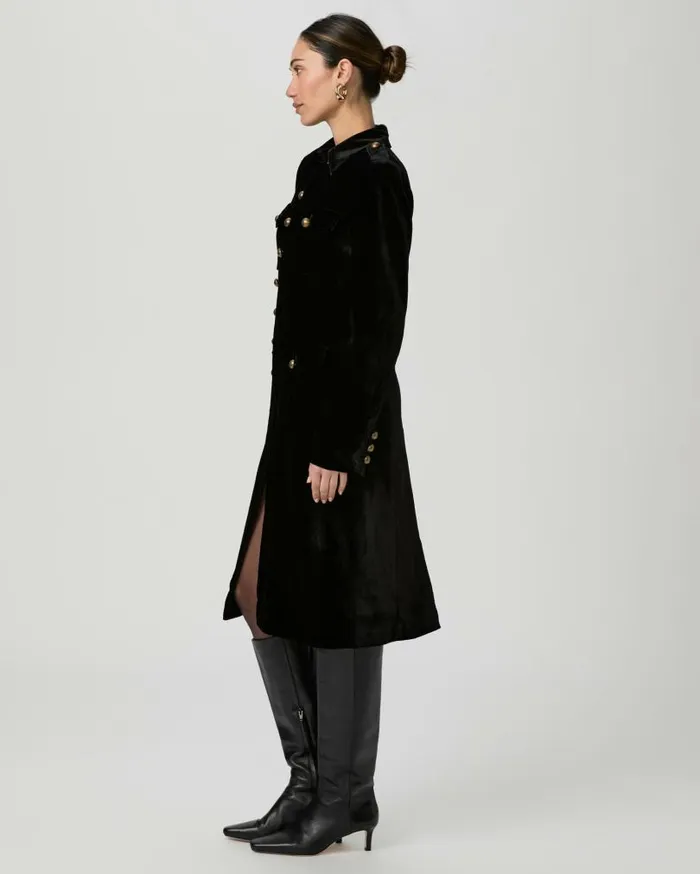 PAIGE Jackets and Coats Women Minetta Coat 8211 Black Velvet PAIGE Jackets and Coats Women Minetta Coat 8211 Black Velvet