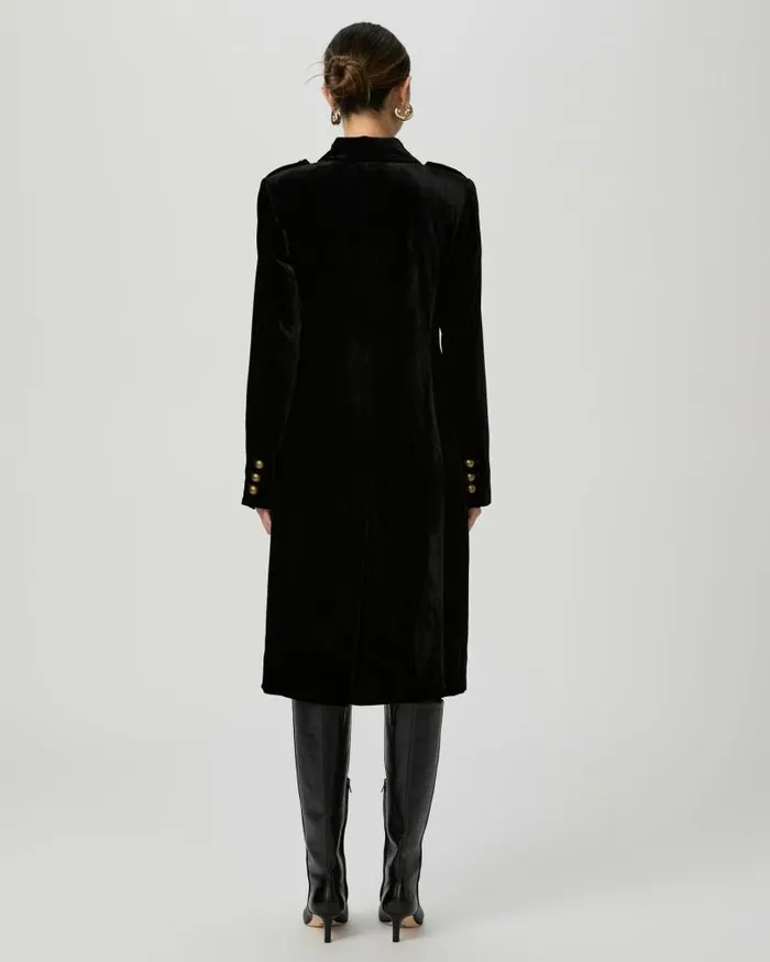 PAIGE Jackets and Coats Women Minetta Coat 8211 Black Velvet PAIGE Jackets and Coats Women Minetta Coat 8211 Black Velvet