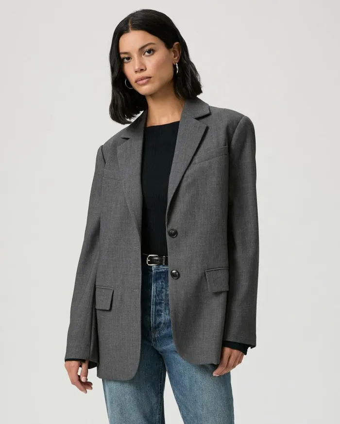 PAIGE Jackets and Coats Women Sarto Blazer 8211 Charcoal