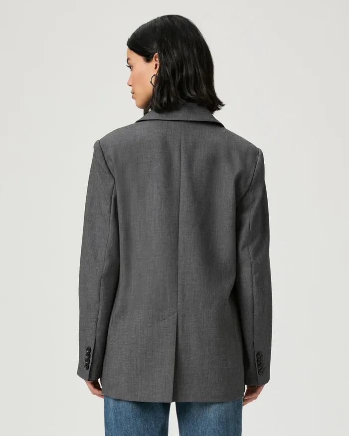 PAIGE Jackets and Coats Women Sarto Blazer 8211 Charcoal PAIGE Jackets and Coats Women Sarto Blazer 8211 Charcoal