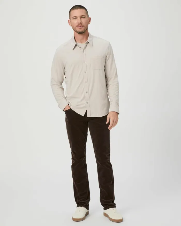PAIGE Pants and Joggers Men Federal Slim Straight Pant 8211 Deep Woods Corduroy