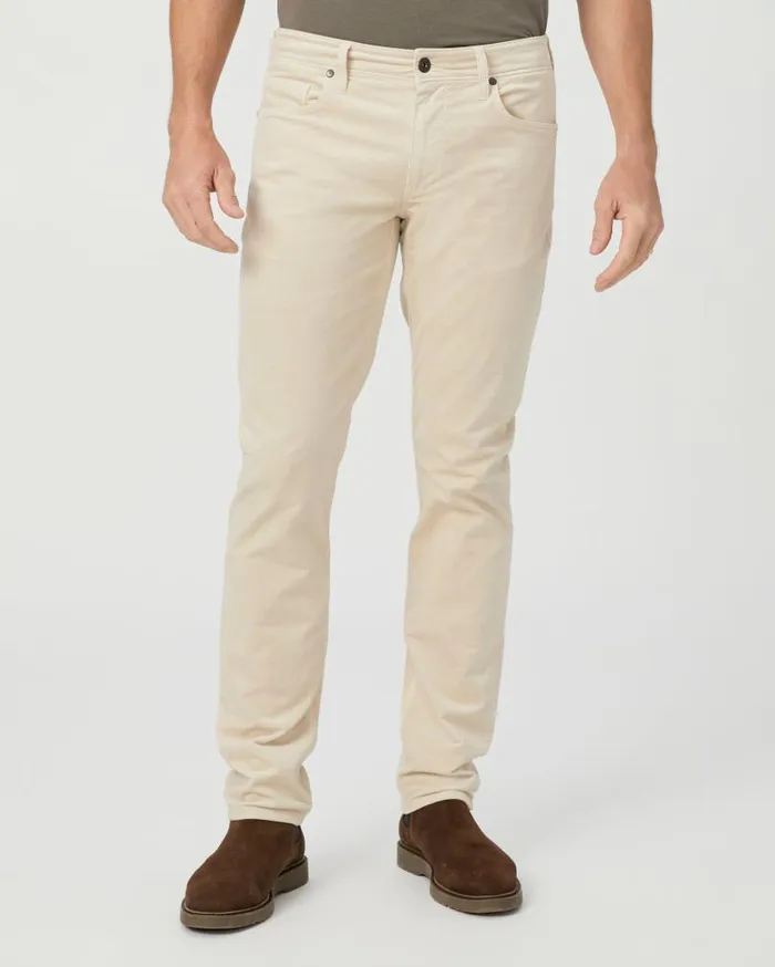 PAIGE Pants and Joggers Men Lennox Slim Pant 8211 Ivory Cream Corduroy PAIGE Pants and Joggers Men Lennox Slim Pant 8211 Ivory Cream Corduroy