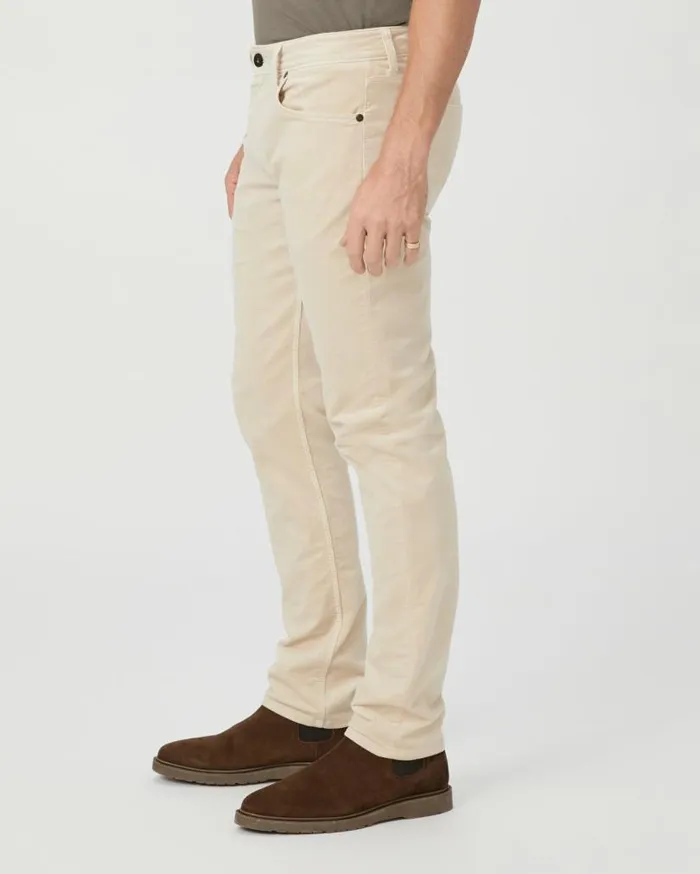 PAIGE Pants and Joggers Men Lennox Slim Pant 8211 Ivory Cream Corduroy PAIGE Pants and Joggers Men Lennox Slim Pant 8211 Ivory Cream Corduroy