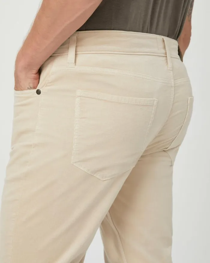 PAIGE Pants and Joggers Men Lennox Slim Pant 8211 Ivory Cream Corduroy PAIGE Pants and Joggers Men Lennox Slim Pant 8211 Ivory Cream Corduroy