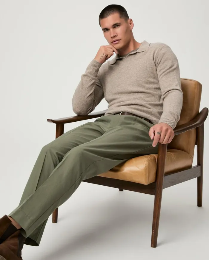 PAIGE Pants and Joggers Men Shultz Trouser 8211 Aged Moss