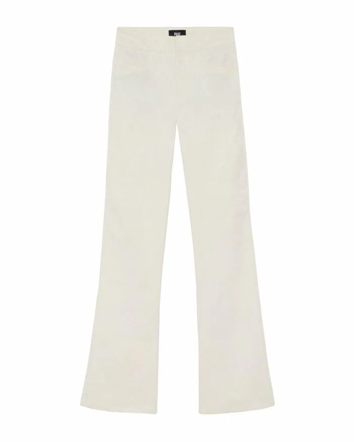 PAIGE Pants Women 20th Anniversary Capsule Naomi Trouser 8211 Freshwater Pearl