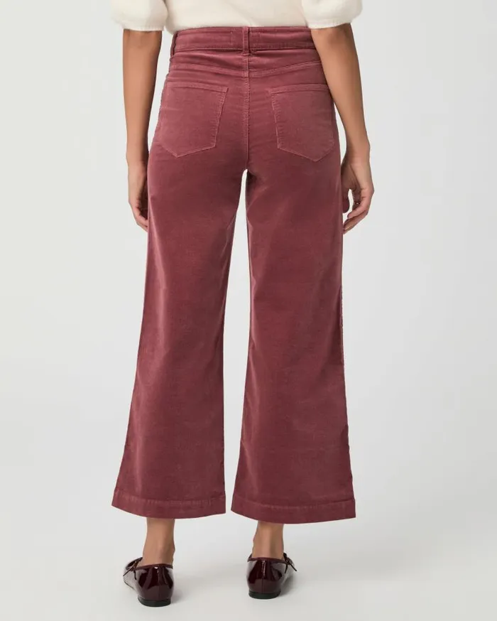 PAIGE Pants Women Anessa Wide Leg Pant 8211 Rose Tea Corduroy PAIGE Pants Women Anessa Wide Leg Pant 8211 Rose Tea Corduroy