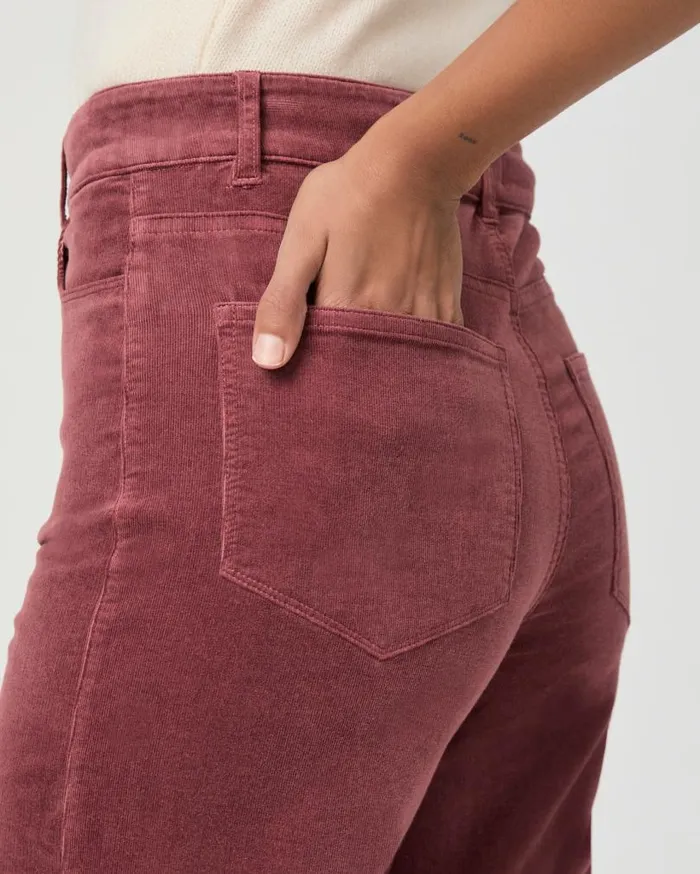 PAIGE Pants Women Anessa Wide Leg Pant 8211 Rose Tea Corduroy PAIGE Pants Women Anessa Wide Leg Pant 8211 Rose Tea Corduroy