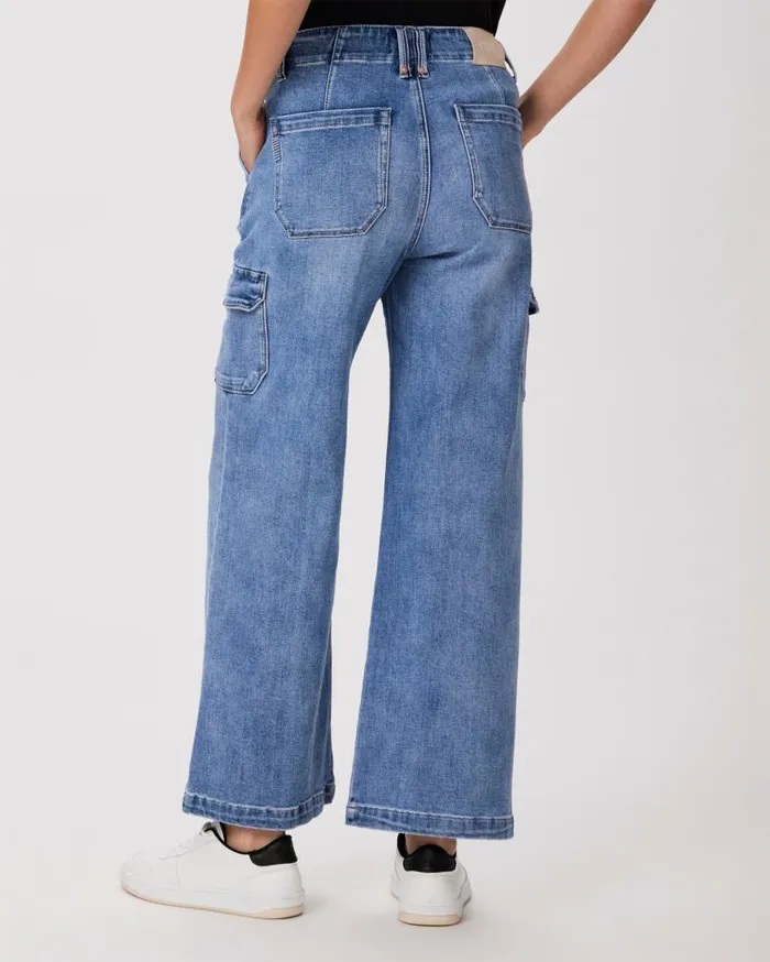 PAIGE Pants Women Carly Cargo Wide Leg Pant 8211 Austyn PAIGE Pants Women Carly Cargo Wide Leg Pant 8211 Austyn