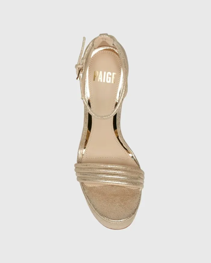 PAIGE Sandals Women Cat Platform Sandal 8211 Light Gold PAIGE Sandals Women Cat Platform Sandal 8211 Light Gold