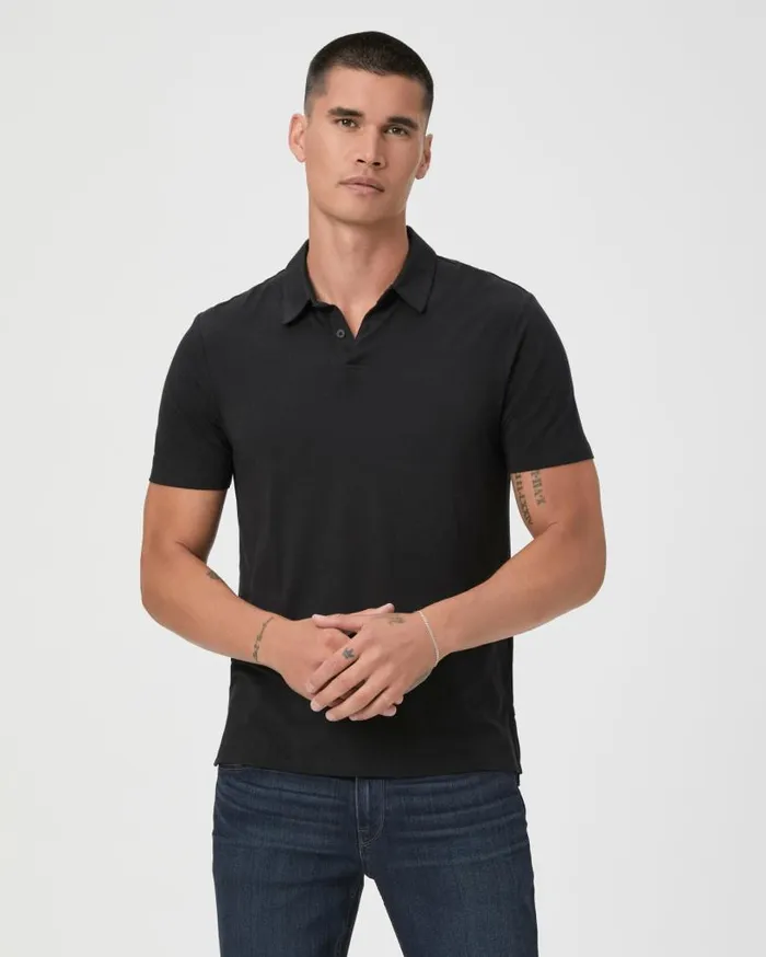 PAIGE Shirts Men Burke Polo Shirt 8211 Black